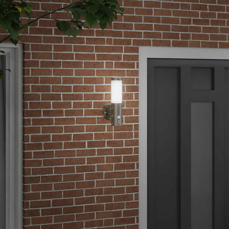 Afbeelding laden in galerijviewer, Vidaxl buiten wandlamp zilver 15 x 7,5 x 33 cm
