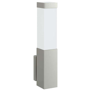 Vidaxl buiten wandlamp zilver 10.5 x 6 x 33 cm
