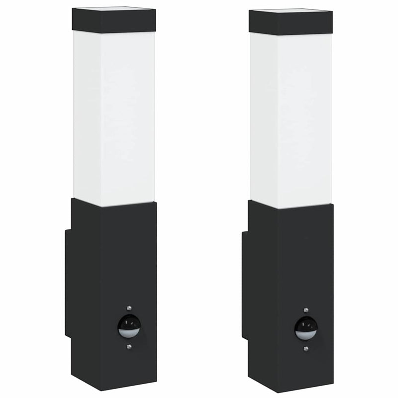 Afbeelding laden in galerijviewer, Vidaxl buiten wandlamp 2 pcs zwart 10.5 x 6 x 33 cm

