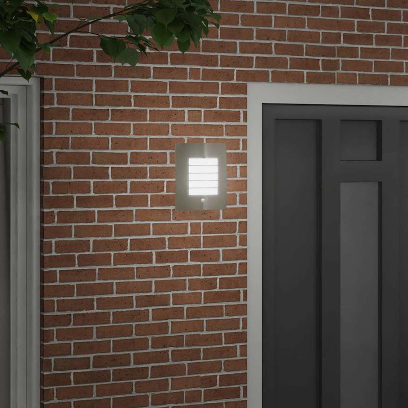 Afbeelding laden in galerijviewer, Vidaxl buiten wandlamp zilver 23.5 x 9 x 26 cm

