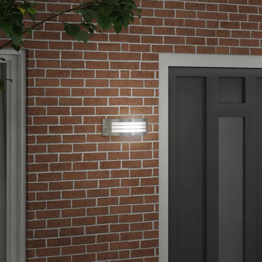Vidaxl buiten wandlamp zilver 32 x 10 x 10 cm