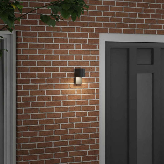Vidaxl buiten wandlamp zwart 12 x 7 x 15 cm roestvrij staal