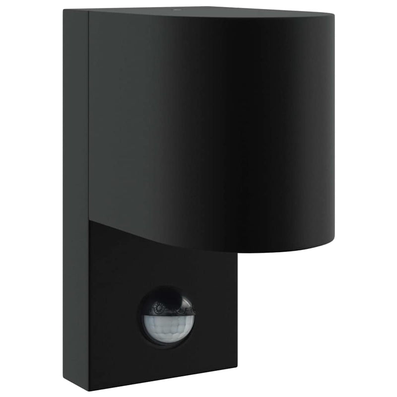Afbeelding laden in galerijviewer, Vidaxl buiten wandlamp zwart 12 x 7 x 15 cm roestvrij staal
