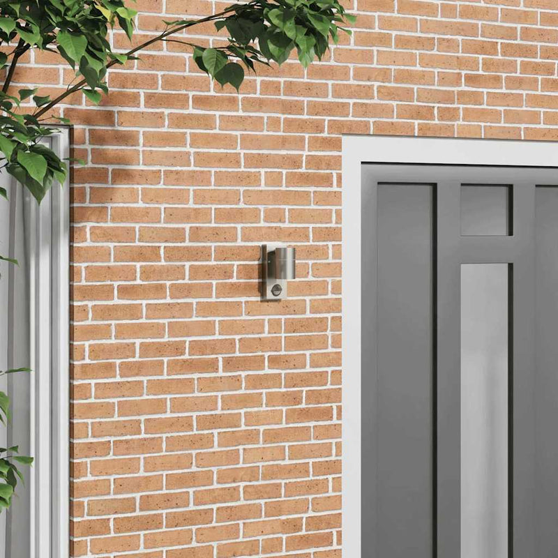 Afbeelding laden in galerijviewer, Vidaxl buiten wandlamp zilver 6,5 x 10,5 x 16 cm rvs en glas
