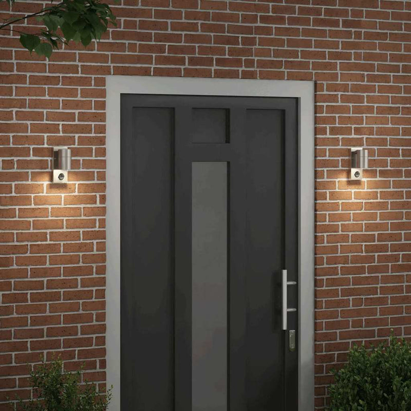 Afbeelding laden in galerijviewer, Vidaxl buiten wandlamp 2 pcs zilver 6,5 x 10,5 x 16 cm rvs en glas
