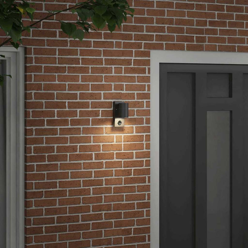 Afbeelding laden in galerijviewer, Vidaxl buiten wandlamp zwart 6,5 x 10,5 x 16 cm rvs en glas
