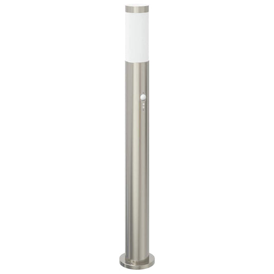 Vidaxl bolderverlichting met sensor 80 cm rvs ip44