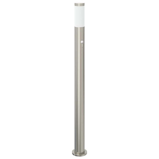 Vidaxl bolderverlichting met sensor 110 cm roestvrij staal ip44