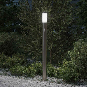 Vidaxl bolderverlichting met sensor 110 cm roestvrij staal ip44