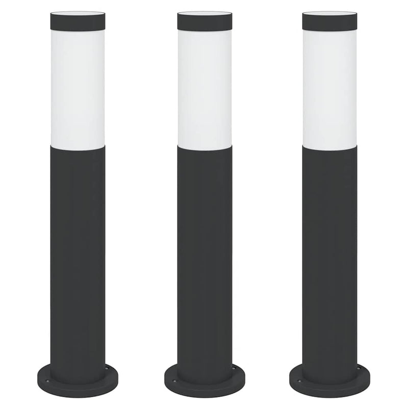 Afbeelding laden in galerijviewer, Vidaxl bolderverlichting 3 stuks 50 cm rvs ip44
