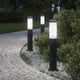 Vidaxl bolderverlichting 3 stuks 50 cm rvs ip44