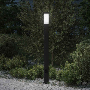 Vidaxl bolderarmatuur met stopcontact 110 cm rvs ip44