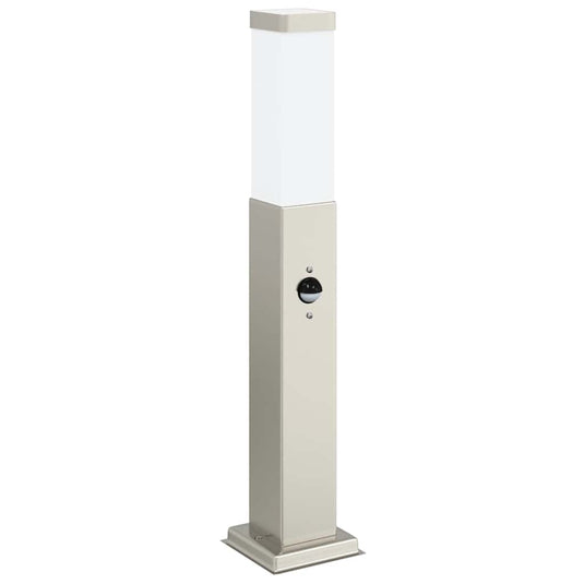 Vidaxl bolderverlichting met sensor 50 cm rvs ip44