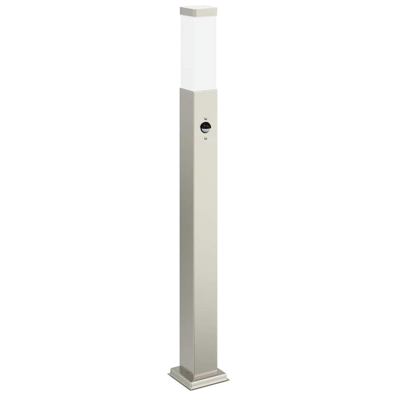Afbeelding laden in galerijviewer, Vidaxl bolderverlichting met sensor 80 cm rvs ip44
