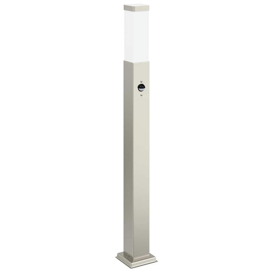 Vidaxl bolderverlichting met sensor 80 cm rvs ip44