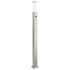 Vidaxl bolderverlichting met sensor 110 cm roestvrij staal ip44
