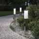 Vidaxl bolderverlichting met stopcontact 3 stuks 50 cm rvs ip44