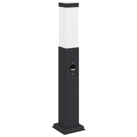Vidaxl bolderverlichting met sensor 50 cm zwart ip44
