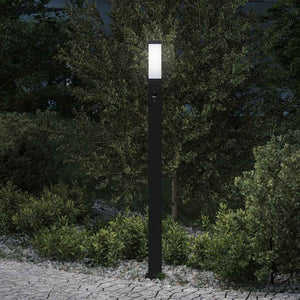 Vidaxl bolderverlichting met sensor 110 cm zwart ip44