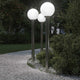 Vidaxl bolderverlichting 3 stuks 120 cm rvs ip44