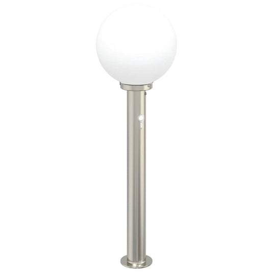 Vidaxl bolderverlichting met sensor 80 cm rvs ip44