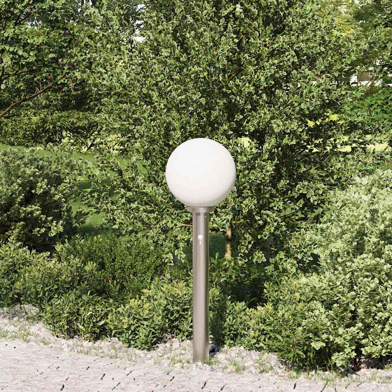 Afbeelding laden in galerijviewer, Vidaxl bolderverlichting met sensor 80 cm rvs ip44

