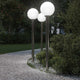 Vidaxl bolderverlichting met sensor 3 stuks 120 cm rvs ip44