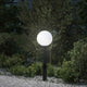 Vidaxl bolderarmatuur met stopcontact 80 cm zwart ip44