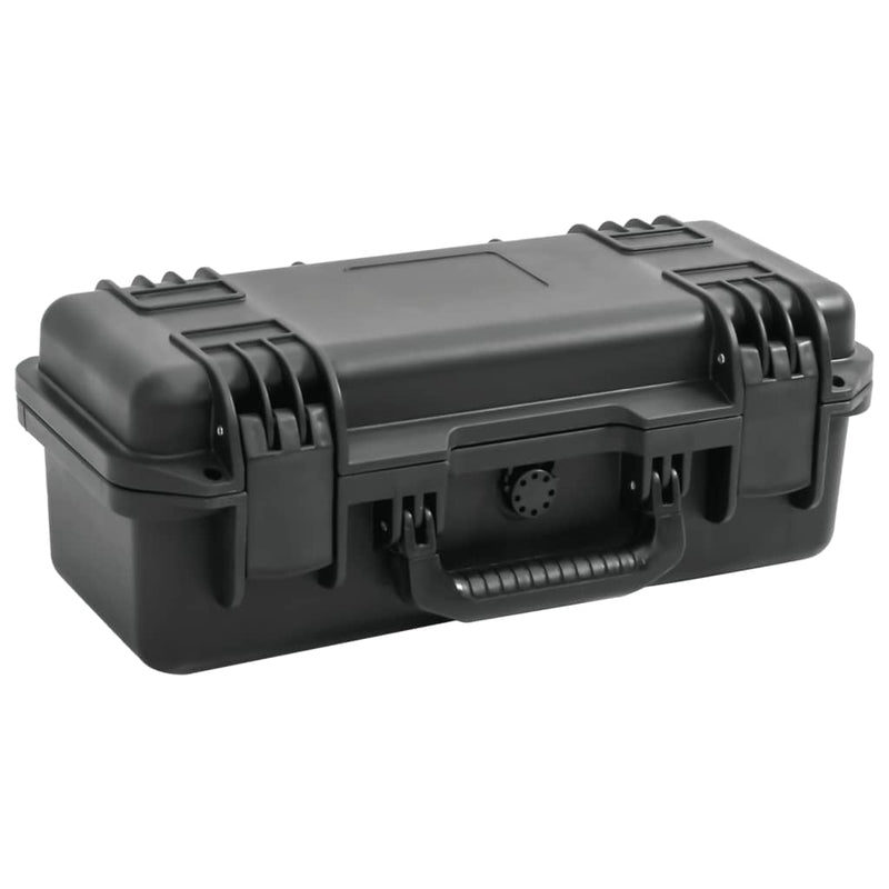 Afbeelding laden in galerijviewer, Vidaxl flightcase draagbaar 46,5x21,5x17,5 cm pp zwart
