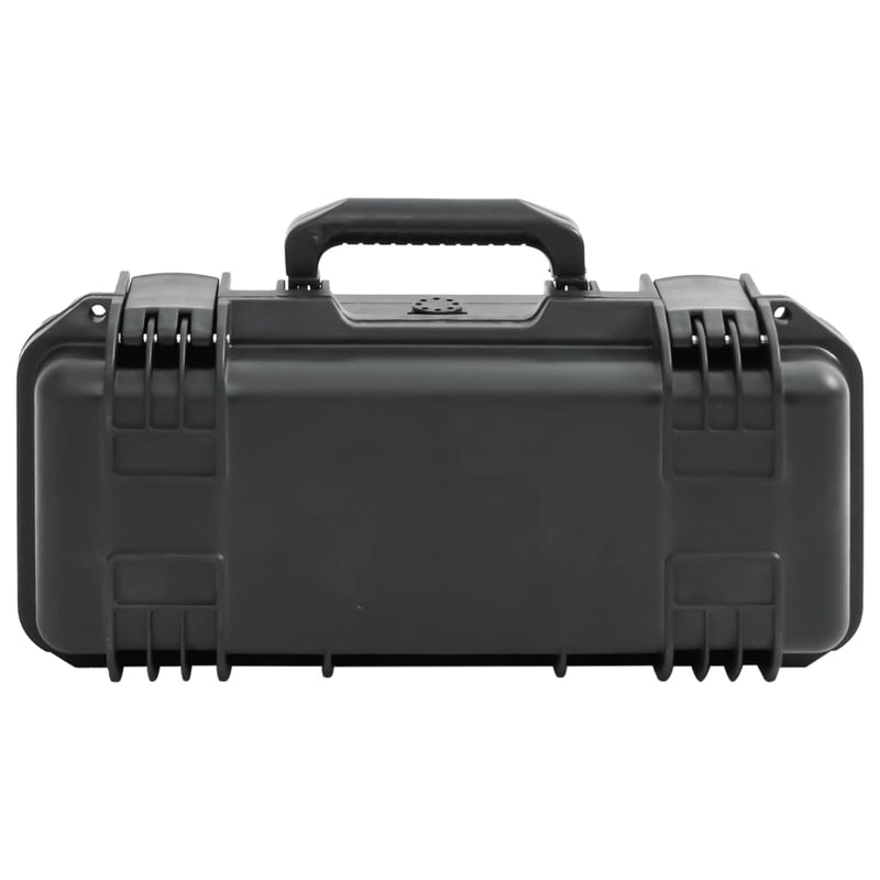 Afbeelding laden in galerijviewer, Vidaxl flightcase draagbaar 46,5x21,5x17,5 cm pp zwart
