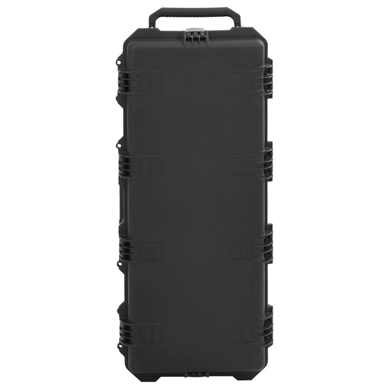 Afbeelding laden in galerijviewer, Vidaxl flightcase draagbaar 100,5x42x17 cm pp zwart
