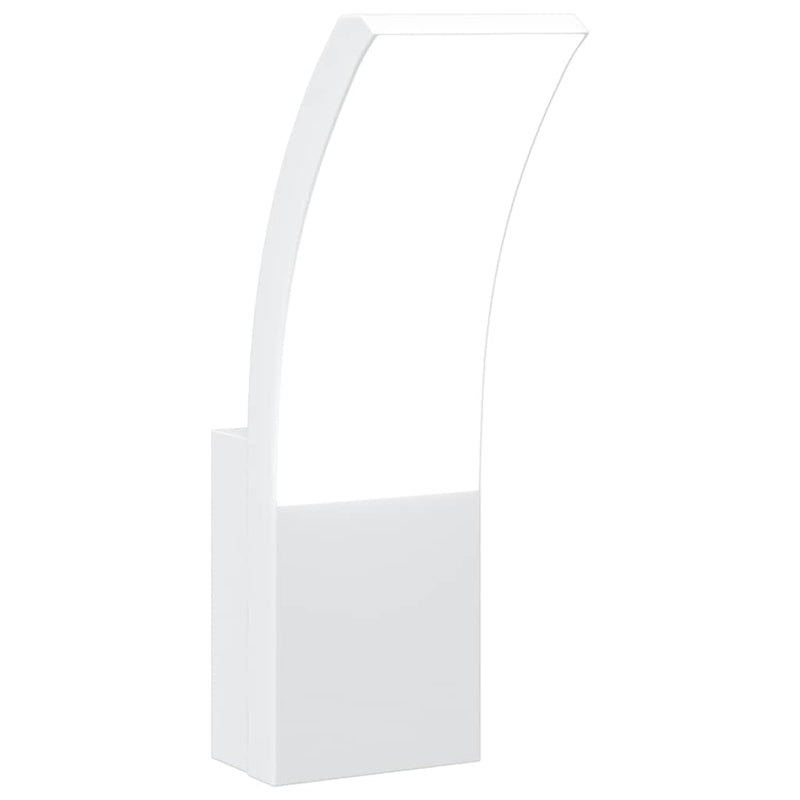 Afbeelding laden in galerijviewer, Vidaxl buitenwandlamp led gegoten aluminium wit
