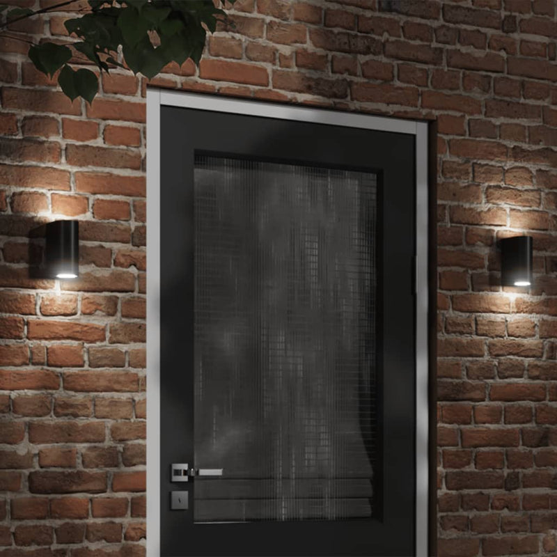 Afbeelding laden in galerijviewer, Vidaxl buitenwandlamp gegoten aluminium zwart
