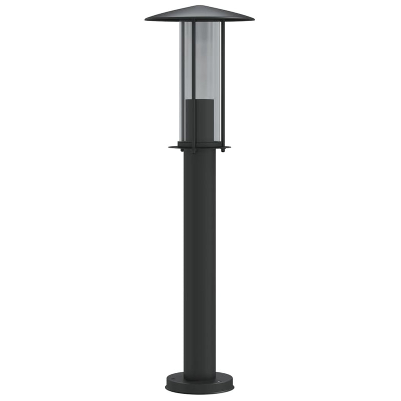Afbeelding laden in galerijviewer, Vidaxl vloerlamp voor buiten 60 cm roestvrij staal zwart
