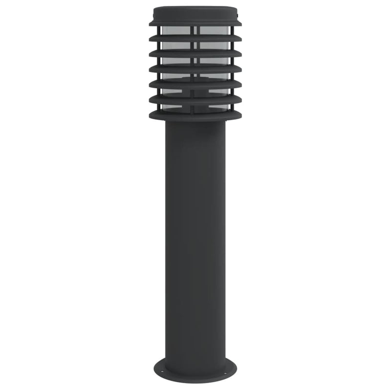 Afbeelding laden in galerijviewer, Vidaxl vloerlamp voor buiten 60 cm roestvrij staal zwart
