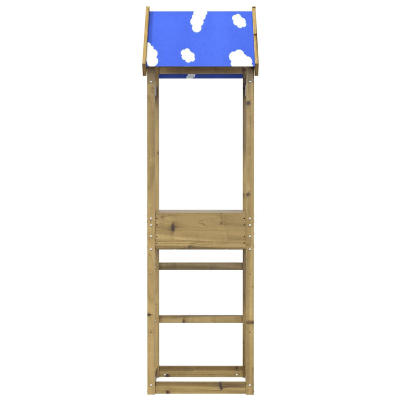 Afbeelding laden in galerijviewer, Vidaxl speeltoren 52,5x46,5x195 cm geïmpregneerd grenenhout
