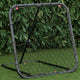Vidaxl voetbalrebounder verstelbaar 84x73x60-80 cm staal zwart