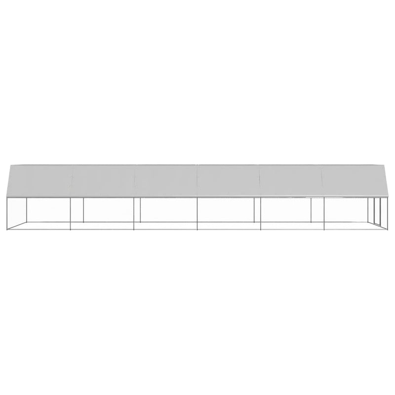 Afbeelding laden in galerijviewer, VidaXL Kippenhok 3x12x2 m gegalvaniseerd staal
