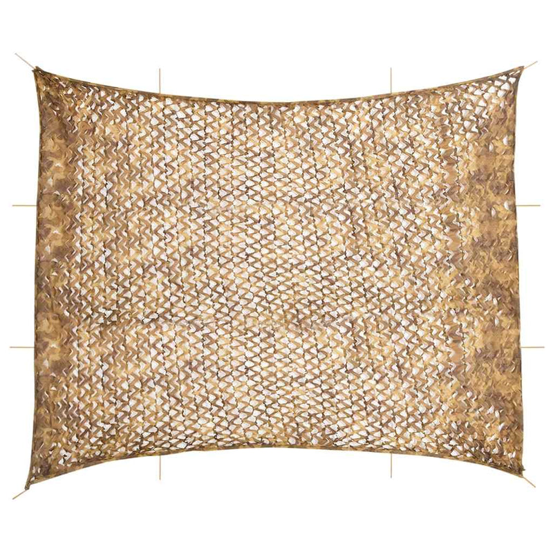Afbeelding laden in galerijviewer, Vidaxl camouflagenet met opbergzak 729x602 cm zandkleurig
