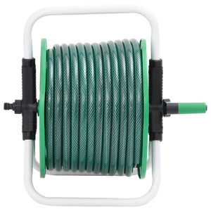 Vidaxl slanghaspel vrijstaand met 20 m slang pvc groen