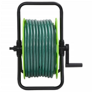 Vidaxl slanghaspel met 30 m slang vrijstaand pvc groen