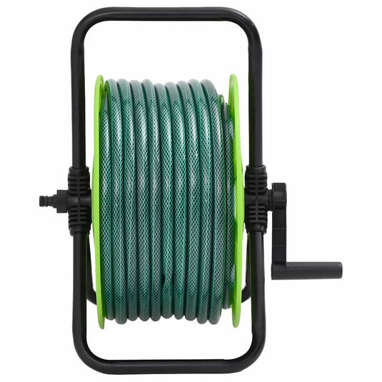 Vidaxl slanghaspel met slangkoppelset 0,75 20 m vrijstaand pvc groen