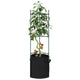 Vidaxl tomatenkooien met plantenzak 8 st 116 cm staal en polypropeen