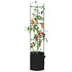 Vidaxl tomatenkooien met plantenzak 8 st 154 cm staal en polypropeen