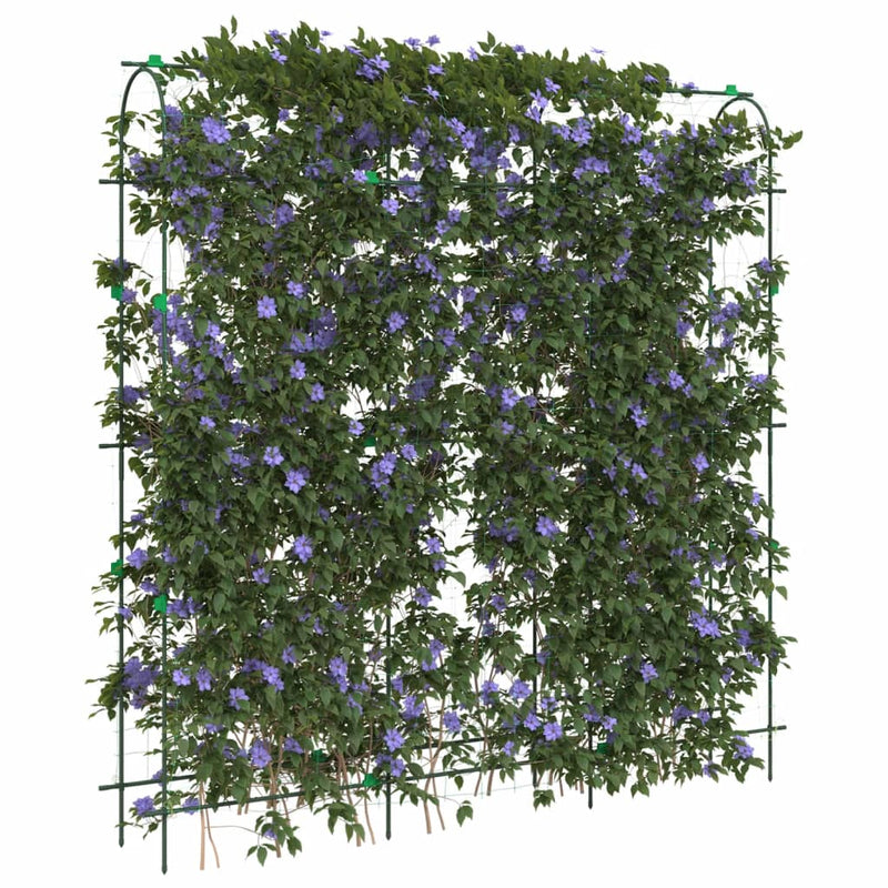 Afbeelding laden in galerijviewer, Vidaxl plantenklimrekken 2 st u-frame staal
