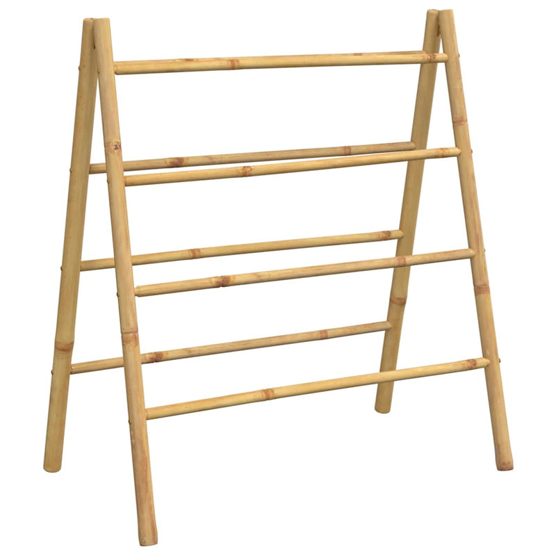 Afbeelding laden in galerijviewer, Vidaxl handdoekladder met 4 sporten 90x50x100 cm bamboe
