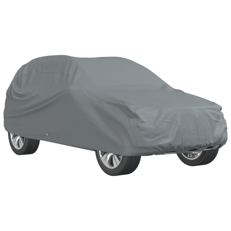 Afbeelding laden in galerijviewer, Vidaxl autohoes voor suv l nonwoven stof volledig grijs
