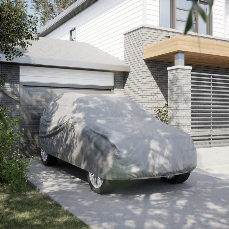 Afbeelding laden in galerijviewer, Vidaxl autohoes voor suv l nonwoven stof volledig grijs
