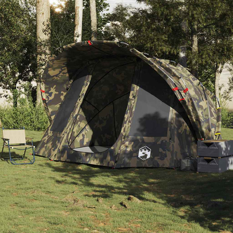 Afbeelding laden in galerijviewer, Vidaxl vistent 5-persoons waterdicht camouflage
