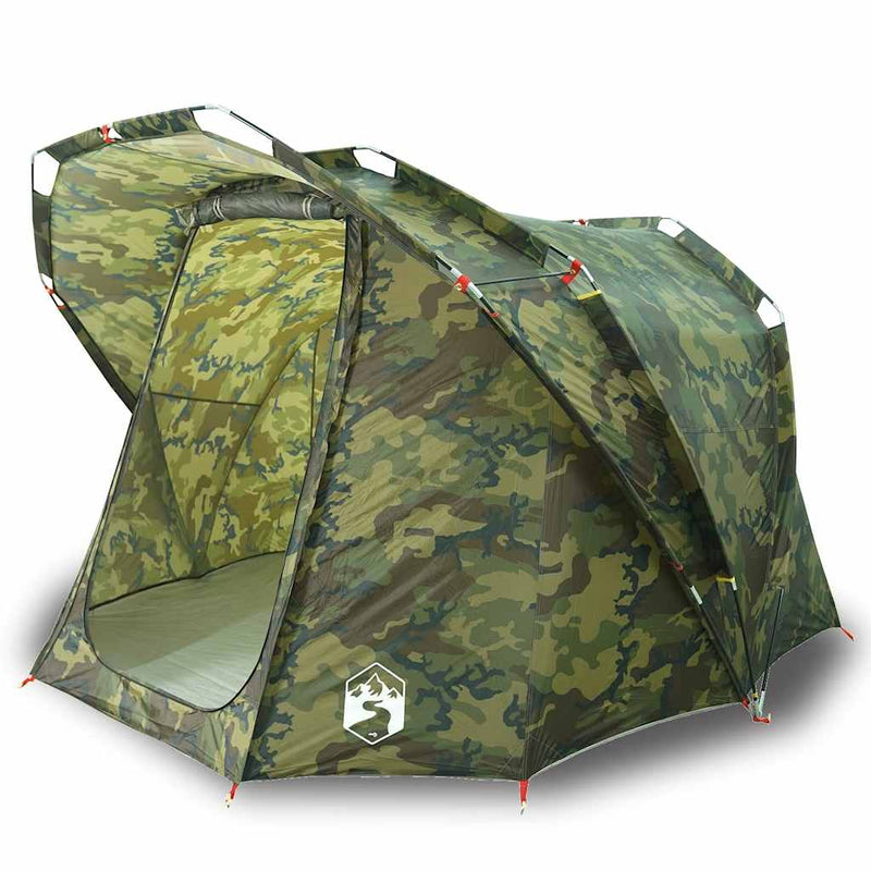 Afbeelding laden in galerijviewer, Vidaxl vistent 4-persoons waterdicht camouflage
